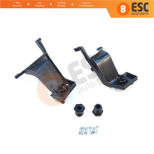 Headlight Holder Mount Repair Bracket Tab Set Left Side for Fiat Linea 323 110 2007-2018 51785219 51776318