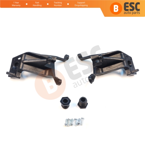 Headlight Holder Mount Repair Bracket Tab Set Left Side for Fiat Linea 323 110 2007-2018 51785219 51776318