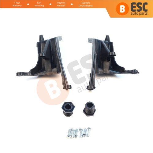 Headlight Holder Mount Repair Bracket Tab Set Left Side for Fiat Linea 323 110 2007-2018 51785219 51776318