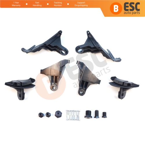 Headlight Headlamp Repair Brackets Tabs Left Right for Mercedes E Class W211 S211 2002-2009 A2118201314 A2118201414