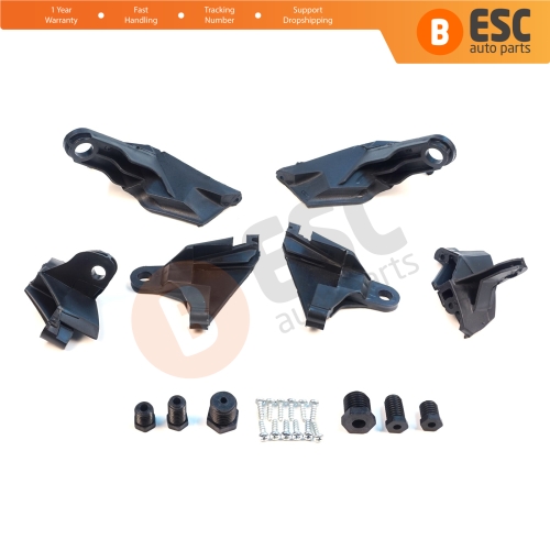 Headlight Headlamp Repair Brackets Tabs Left Right for Mercedes E Class W211 S211 2002-2009 A2118201314 A2118201414