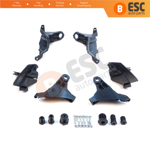 Headlight Headlamp Repair Brackets Tabs Left Right for Mercedes E Class W211 S211 2002-2009 A2118201314 A2118201414