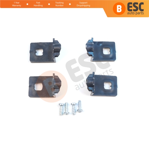 Headlight Holder Mount Repair Bracket Tab Set Left Right Side for VW Touran MK1 2003-2010 Caddy MK3 2004-2010 Pre-Facelift 1T0998225 1T0998226