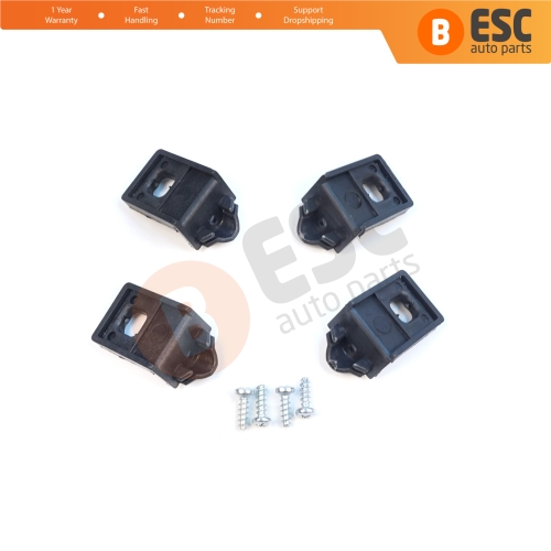 Headlight Holder Mount Repair Bracket Tab Set Left Right Side for VW Touran MK1 2003-2010 Caddy MK3 2004-2010 Pre-Facelift 1T0998225 1T0998226