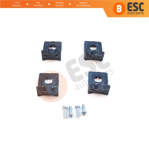 Headlight Holder Mount Repair Bracket Tab Set Left Right Side for VW Touran MK1 2003-2010 Caddy MK3 2004-2010 Pre-Facelift 1T0998225 1T0998226