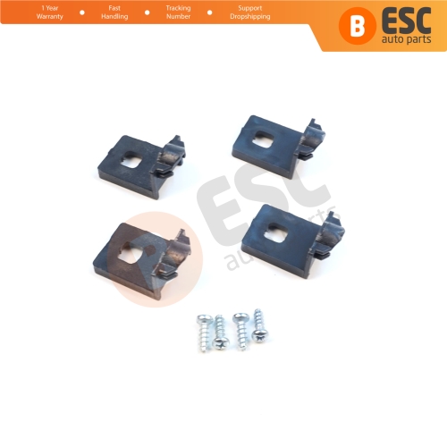 Headlight Holder Mount Repair Bracket Tab Set Left Right Side for VW Touran MK1 2003-2010 Caddy MK3 2004-2010 Pre-Facelift 1T0998225 1T0998226