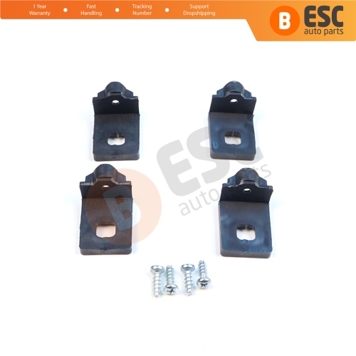 Headlight Holder Mount Repair Bracket Tab Set Left Right Side for VW Touran MK1 2003-2010 Caddy MK3 2004-2010 Pre-Facelift 1T0998225 1T0998226