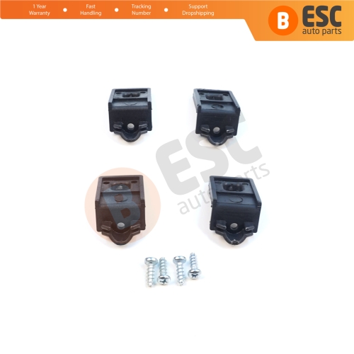 Headlight Holder Mount Repair Bracket Tab Set Left Right Side for VW Touran MK1 2003-2010 Caddy MK3 2004-2010 Pre-Facelift 1T0998225 1T0998226