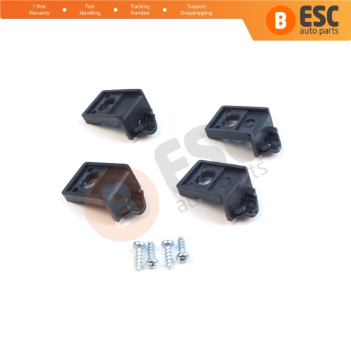 Headlight Holder Mount Repair Bracket Tab Set Left Right Side for VW Touran MK1 2003-2010 Caddy MK3 2004-2010 Pre-Facelift 1T0998225 1T0998226