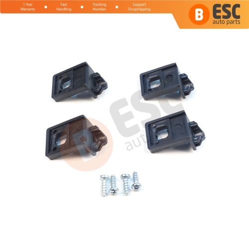 Headlight Holder Mount Repair Bracket Tab Set Left Right Side for VW Touran MK1 2003-2010 Caddy MK3 2004-2010 Pre-Facelift 1T0998225 1T0998226