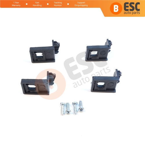 Headlight Holder Mount Repair Bracket Tab Set Left Right Side for VW Touran MK1 2003-2010 Caddy MK3 2004-2010 Pre-Facelift 1T0998225 1T0998226