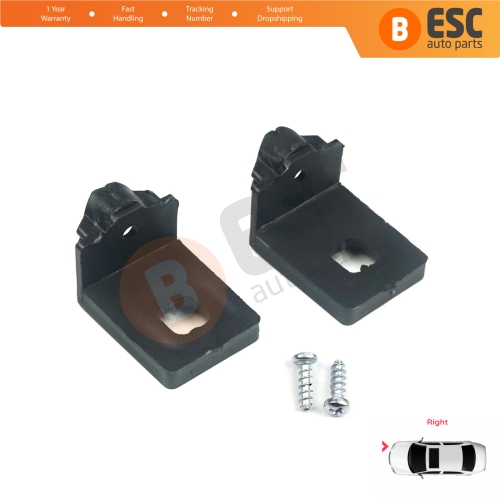 Headlight Holder Mount Repair Bracket Tab Set Right Side for VW Touran MK1 2003-2010 Caddy MK3 2004-2010 Pre-Facelift 1T0998226