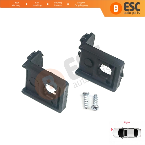 Headlight Holder Mount Repair Bracket Tab Set Right Side for VW Touran MK1 2003-2010 Caddy MK3 2004-2010 Pre-Facelift 1T0998226