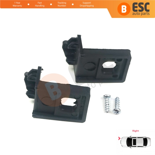 Headlight Holder Mount Repair Bracket Tab Set Right Side for VW Touran MK1 2003-2010 Caddy MK3 2004-2010 Pre-Facelift 1T0998226