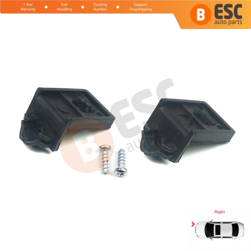 Headlight Holder Mount Repair Bracket Tab Set Right Side for VW Touran MK1 2003-2010 Caddy MK3 2004-2010 Pre-Facelift 1T0998226