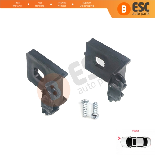 Headlight Holder Mount Repair Bracket Tab Set Right Side for VW Touran MK1 2003-2010 Caddy MK3 2004-2010 Pre-Facelift 1T0998226