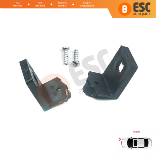 Headlight Holder Mount Repair Bracket Tab Set Right Side for VW Touran MK1 2003-2010 Caddy MK3 2004-2010 Pre-Facelift 1T0998226