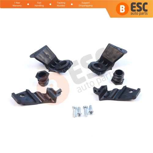 Headlight Holder Mount Repair Bracket Tab Set Left Right Side for VW Jetta MK5 A5 1K 2005-2010 Golf MK5 A5 1K 2004-2009 1K0998225 1K0998226