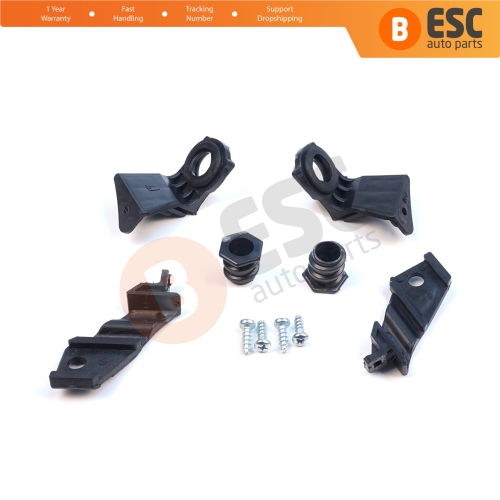 Headlight Holder Mount Repair Bracket Tab Set Left Right Side for VW Jetta MK5 A5 1K 2005-2010 Golf MK5 A5 1K 2004-2009 1K0998225 1K0998226