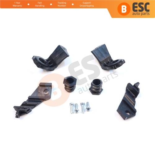 Headlight Holder Mount Repair Bracket Tab Set Left Right Side for VW Jetta MK5 A5 1K 2005-2010 Golf MK5 A5 1K 2004-2009 1K0998225 1K0998226