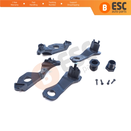 Headlight Holder Mount Repair Bracket Tab Set Left Right Side for BMW 5 Series E60 E61 2003-2010 63126941478 63126949633