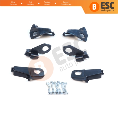 Headlight Holder Mount Repair Bracket Tab Set Left Right Side for VW Golf MK6 5K AJ5 2008-2013 Convertible 517 2011-2016 5K0998225 5K0998226
