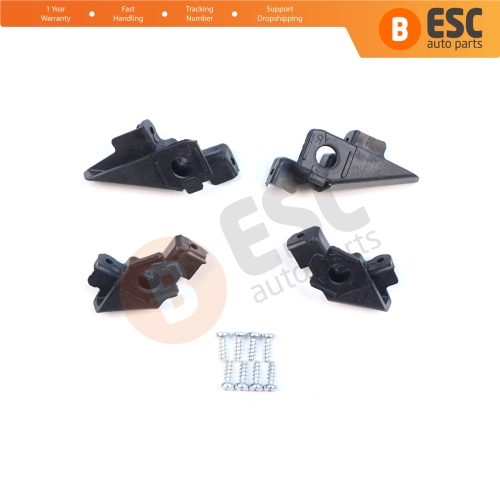 Headlight Holder Mount Repair Bracket Tab Set Left Right Side for VW Polo MK5 6R 6C 61 2009-2016 6R0998226 6R0998225