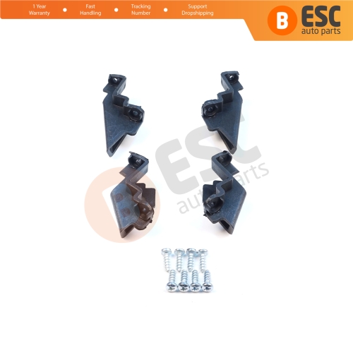 Headlight Holder Mount Repair Bracket Tab Set Left Right Side for VW Polo MK5 6R 6C 61 2009-2016 6R0998226 6R0998225