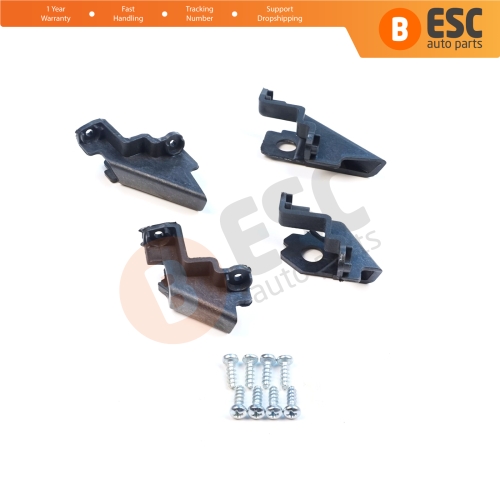 Headlight Holder Mount Repair Bracket Tab Set Left Right Side for VW Polo MK5 6R 6C 61 2009-2016 6R0998226 6R0998225