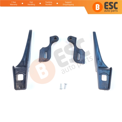 Headlight Holder Mount Repair Bracket Tab Set Left Right Side for Ford Fiesta MK6 CB1 CCN B299 B409 2008-2013 8A6113W030 8A6113W030