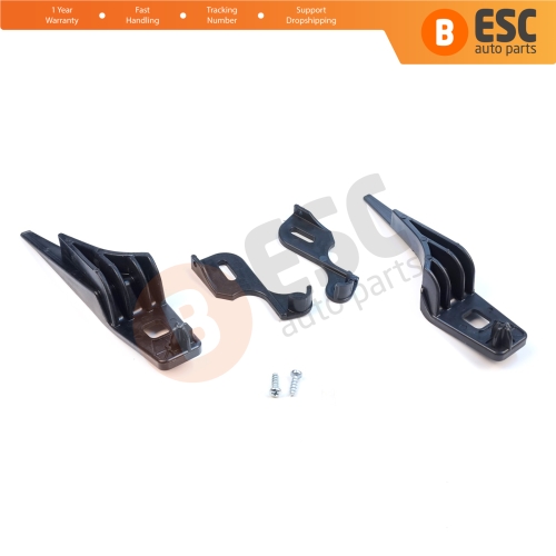 Headlight Holder Mount Repair Bracket Tab Set Left Right Side for Ford Fiesta MK6 CB1 CCN B299 B409 2008-2013 8A6113W030 8A6113W030