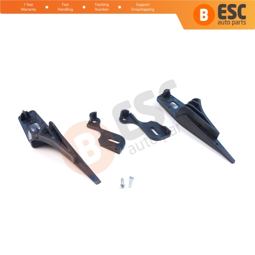 Headlight Holder Mount Repair Bracket Tab Set Left Right Side for Ford Fiesta MK6 CB1 CCN B299 B409 2008-2013 8A6113W030 8A6113W030
