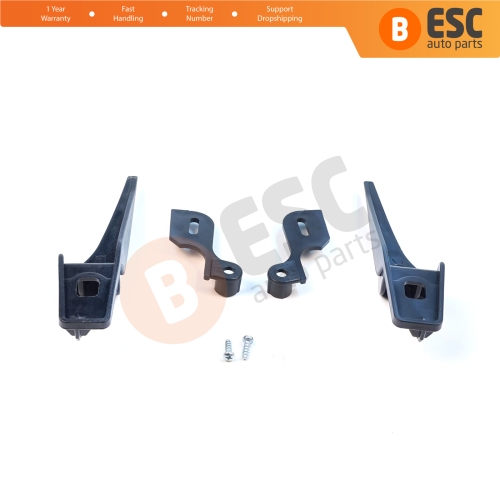 Headlight Holder Mount Repair Bracket Tab Set Left Right Side for Ford Fiesta MK6 CB1 CCN B299 B409 2008-2013 8A6113W030 8A6113W030