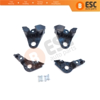 Headlight Holder Mount Repair Bracket Tab Set Left Right Side for Citroen C4 MK1 LC Coupe MK1 THE 2004-2010 621283 621284
