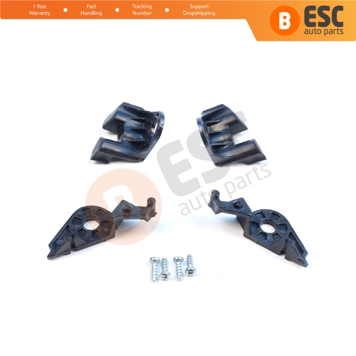 Headlight Holder Mount Repair Bracket Tab Set Left Right Side for Citroen C4 MK1 LC Coupe MK1 THE 2004-2010 621283 621284