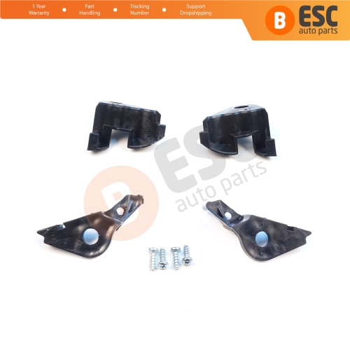 Headlight Holder Mount Repair Bracket Tab Set Left Right Side for Citroen C4 MK1 LC Coupe MK1 THE 2004-2010 621283 621284