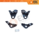 Headlight Holder Mount Repair Bracket Tab Set Left Right Side for Citroen C4 MK1 LC Coupe MK1 THE 2004-2010 621283 621284
