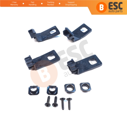 Headlight Holder Mount Repair Bracket Tab Set Left Right Side for VW Golf MK4 A4 1J HB Sedan Estate 1997-2006 1J0998225 1J0998226
