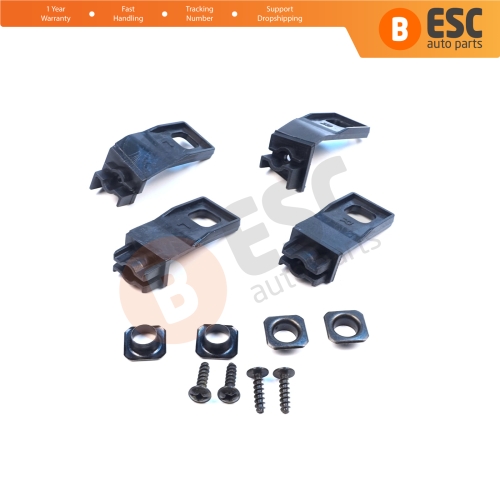 Headlight Holder Mount Repair Bracket Tab Set Left Right Side for VW Golf MK4 A4 1J HB Sedan Estate 1997-2006 1J0998225 1J0998226