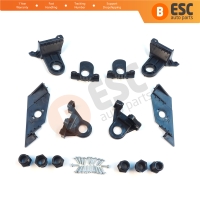 Headlight Holder Mount Repair Bracket Tab Set Left Right Side for VW Passat 3C B7 362 365 2011-2014 3AA998225 3AA998226