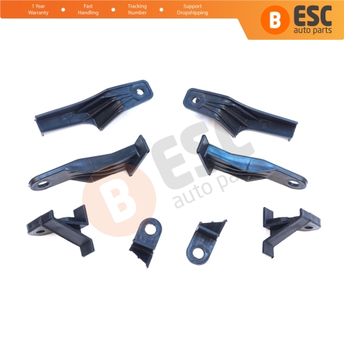 Headlight Holder Mount Repair Bracket Tab Set Left Right Side for Toyota Corolla MK11 4-Door Sedan 2014-2016 8115002E60 8111002E60