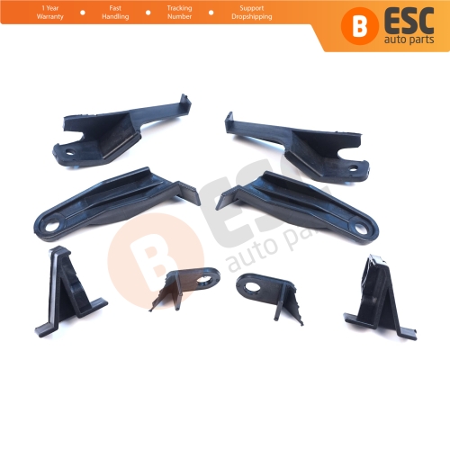 Headlight Holder Mount Repair Bracket Tab Set Left Right Side for Toyota Corolla MK11 4-Door Sedan 2014-2016 8115002E60 8111002E60