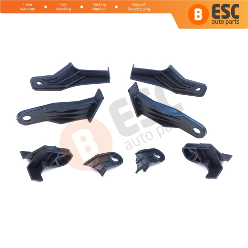 Headlight Holder Mount Repair Bracket Tab Set Left Right Side for Toyota Corolla MK11 4-Door Sedan 2014-2016 8115002E60 8111002E60