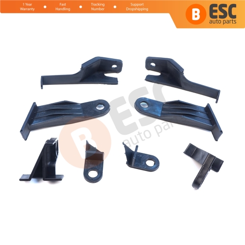 Headlight Holder Mount Repair Bracket Tab Set Left Right Side for Toyota Corolla MK11 4-Door Sedan 2014-2016 8115002E60 8111002E60