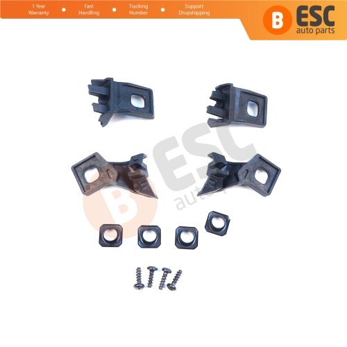 Headlight Holder Mount Repair Bracket Tab Set Left Right Side for VW Polo MK3 MK4 6N 9N 1994-2008 6Q0998225 6Q0998226