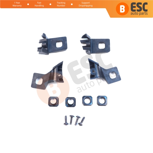 Headlight Holder Mount Repair Bracket Tab Set Left Right Side for VW Polo MK3 MK4 6N 9N 1994-2008 6Q0998225 6Q0998226