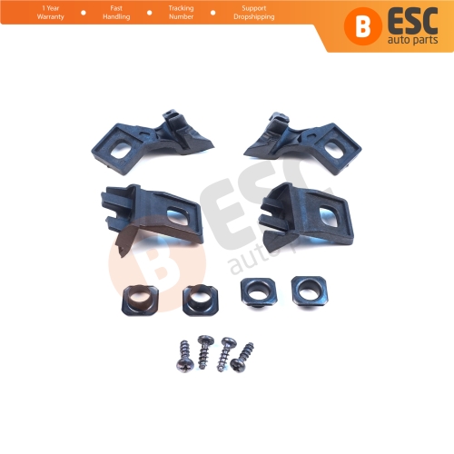 Headlight Holder Mount Repair Bracket Tab Set Left Right Side for VW Polo MK3 MK4 6N 9N 1994-2008 6Q0998225 6Q0998226