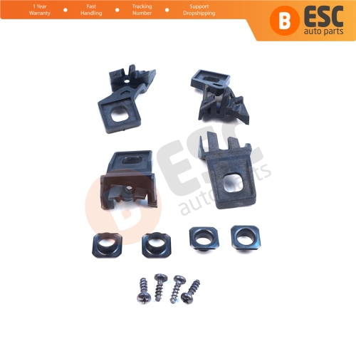 Headlight Holder Mount Repair Bracket Tab Set Left Right Side for VW Polo MK3 MK4 6N 9N 1994-2008 6Q0998225 6Q0998226