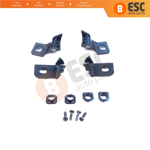 Headlight Holder Mount Repair Bracket Tab Set Left Right Side for VW Polo MK3 MK4 6N 9N 1994-2008 6Q0998225 6Q0998226