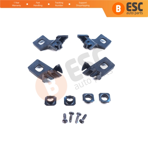 Headlight Holder Mount Repair Bracket Tab Set Left Right Side for VW Polo MK3 MK4 6N 9N 1994-2008 6Q0998225 6Q0998226